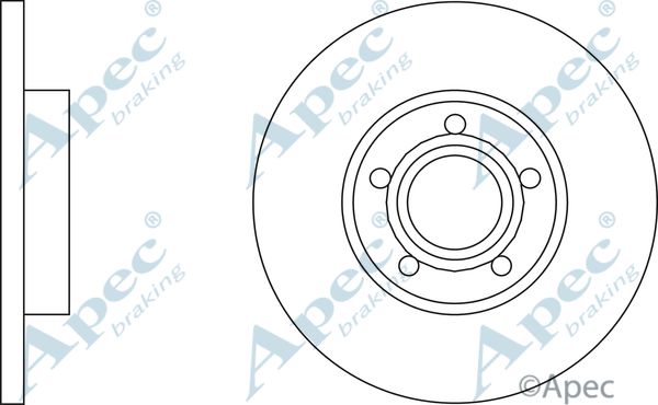 APEC BRAKING Jarrulevy DSK902